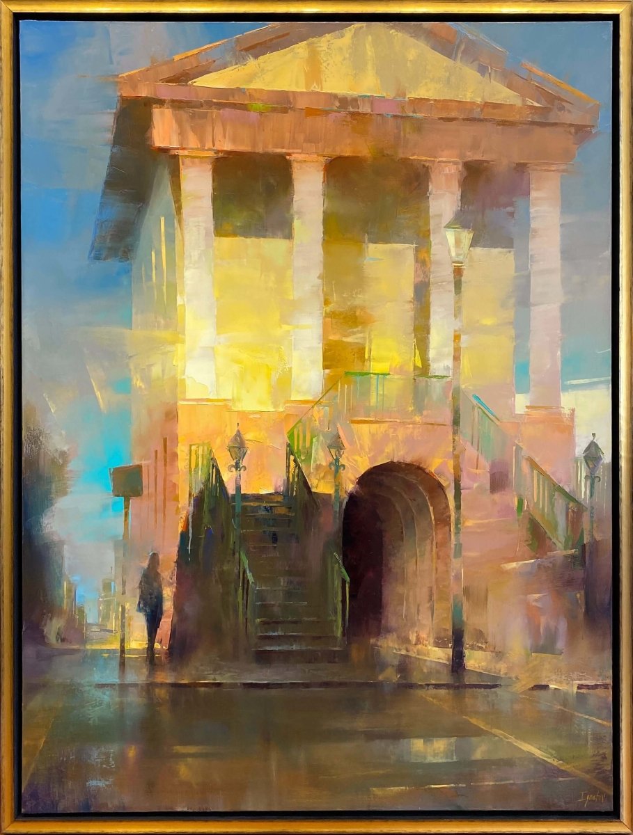 Sunlight on Market by Ignat Ignatov at LePrince Galleries